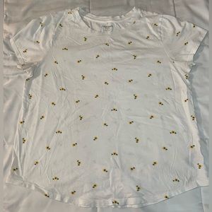 Old navy, size M, white with flowers